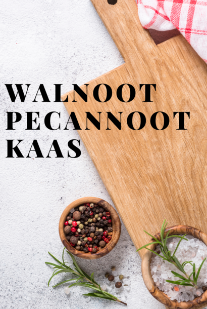 Walnoot pecannoot kaas