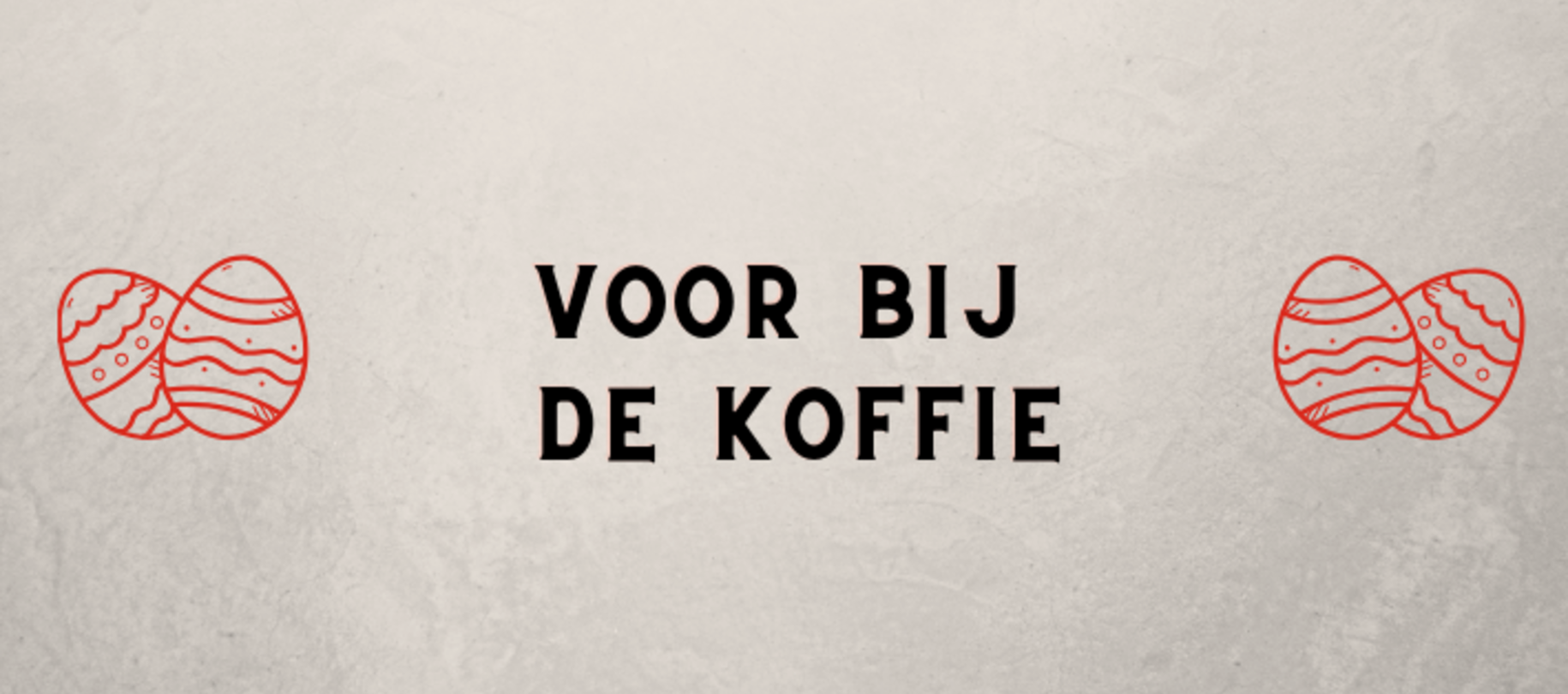 Voor bij de koffie 