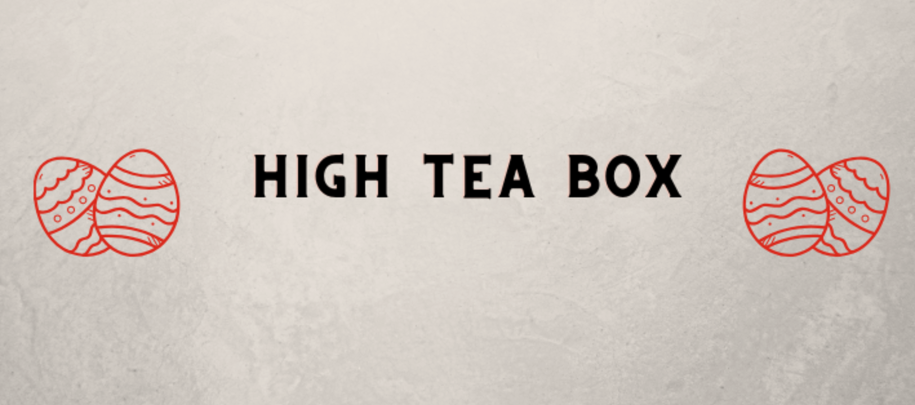 High tea box 