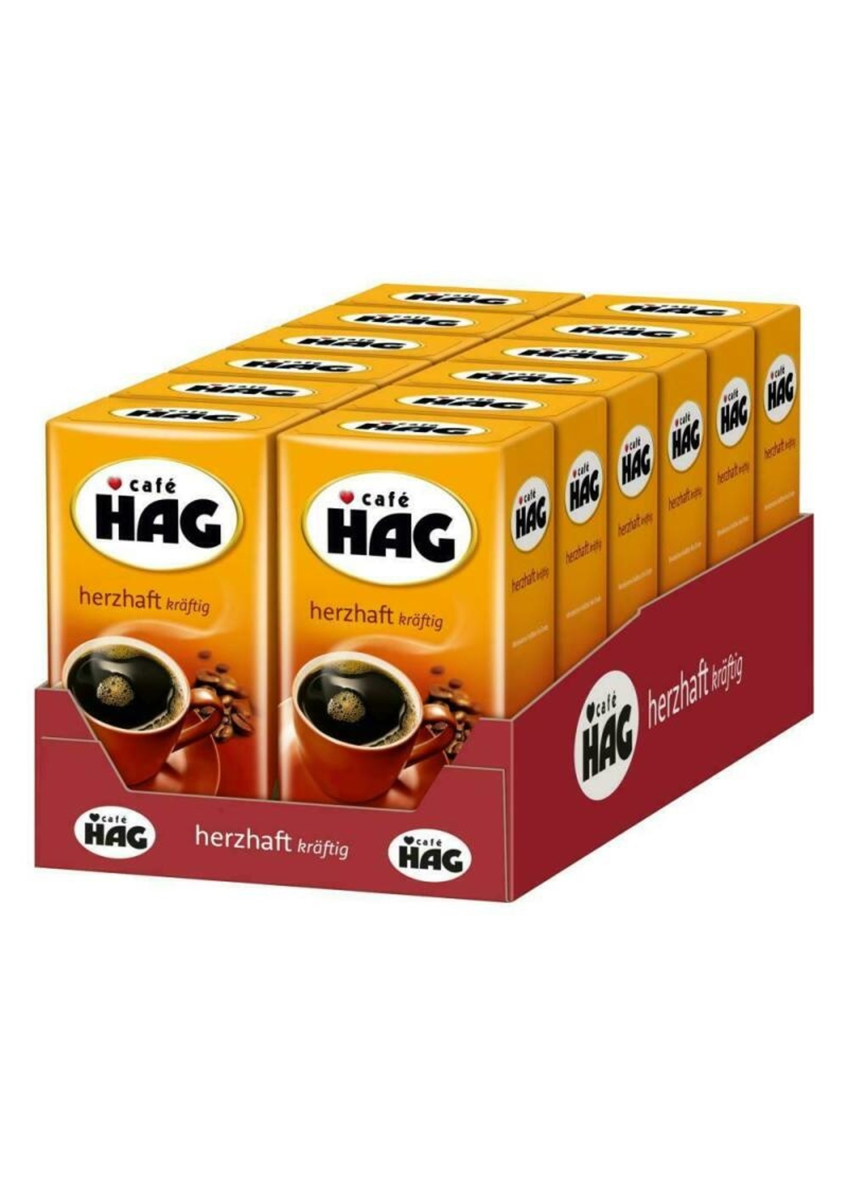 Cafè Hag Cafè Hag Herzhaft kräftig, koffeinfrei Filterkaffee 500 g