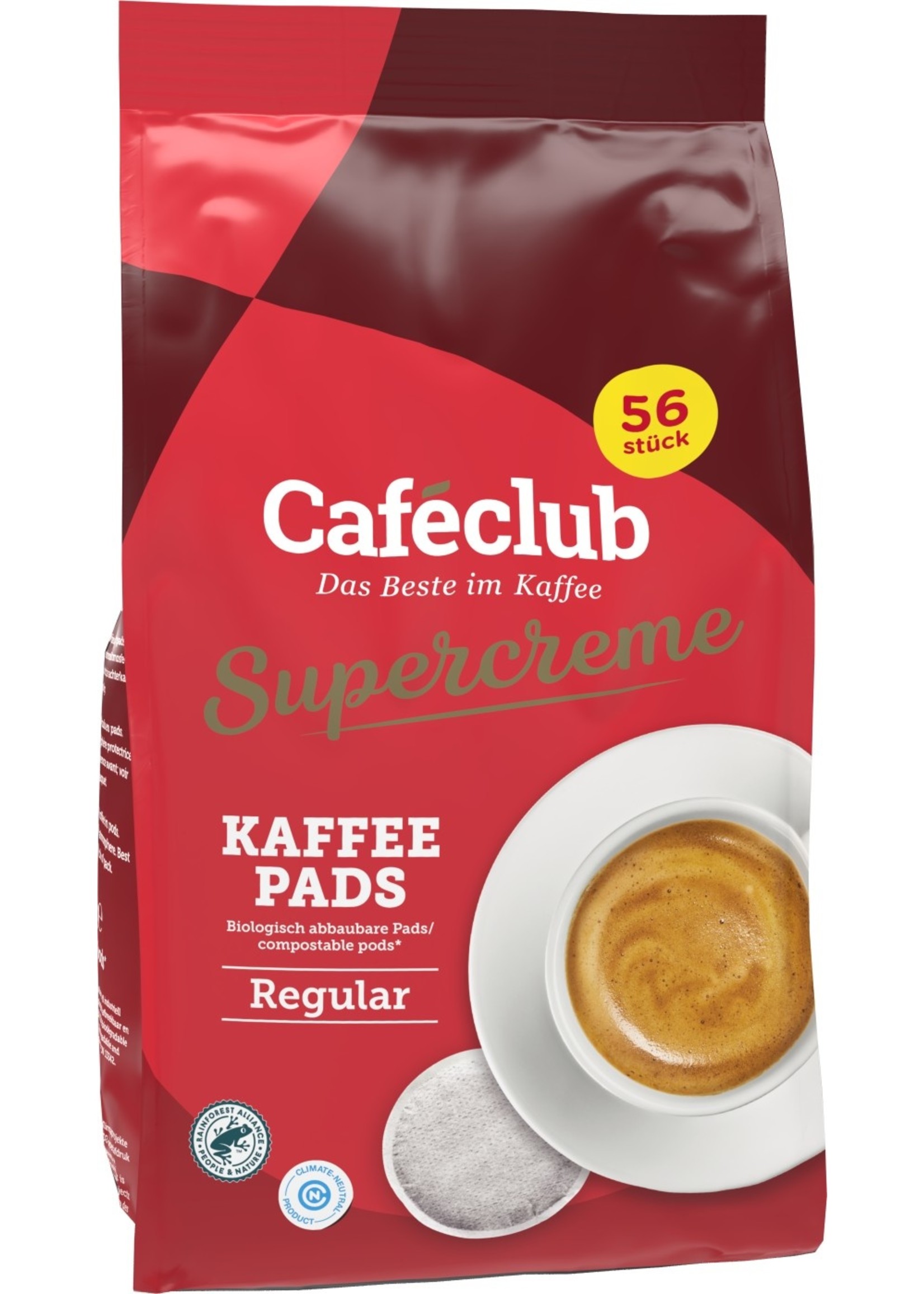 Caféclub Caféclub Supercreme Regular Pads, 56x