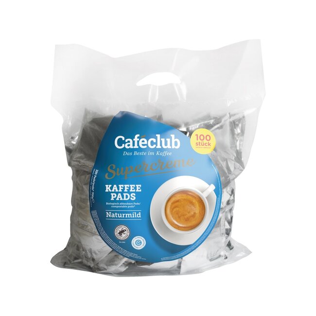 Caféclub Naturmild Pads Megabeutel 100x
