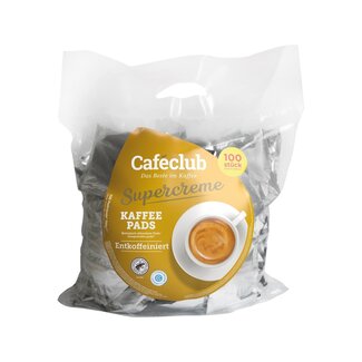 Caféclub Caféclub Entkoffeiniert Pads Megabeutel 100x