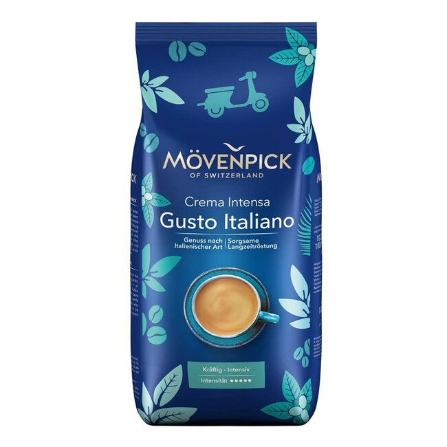 Mövenpick Caffè Crema Gusto Italiano Intenso Kaffeebohnen 1000 g