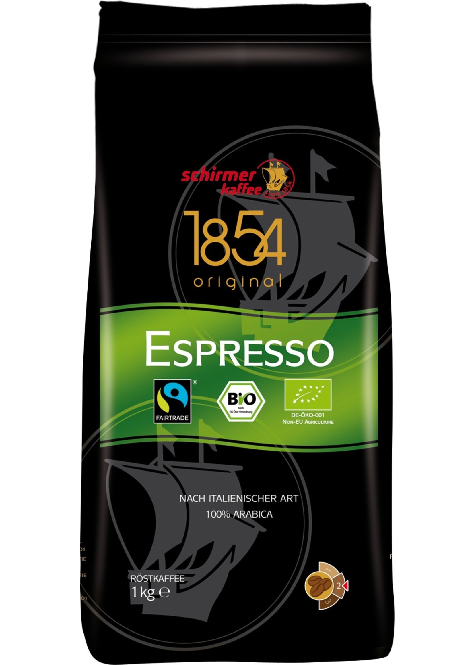 Schirmer Schirmer Bio Espresso 1854 Kaffeebohnen 1000 g