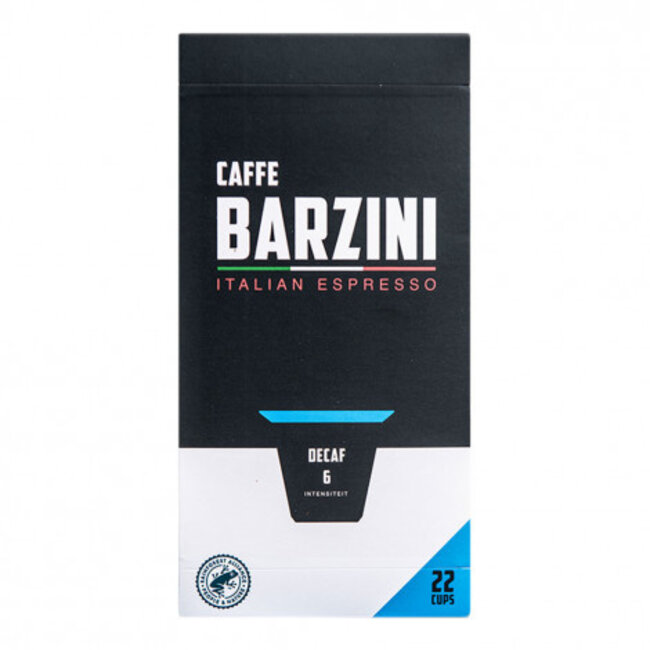 Barzini Entkoffeinierter Espresso 22 Kapseln