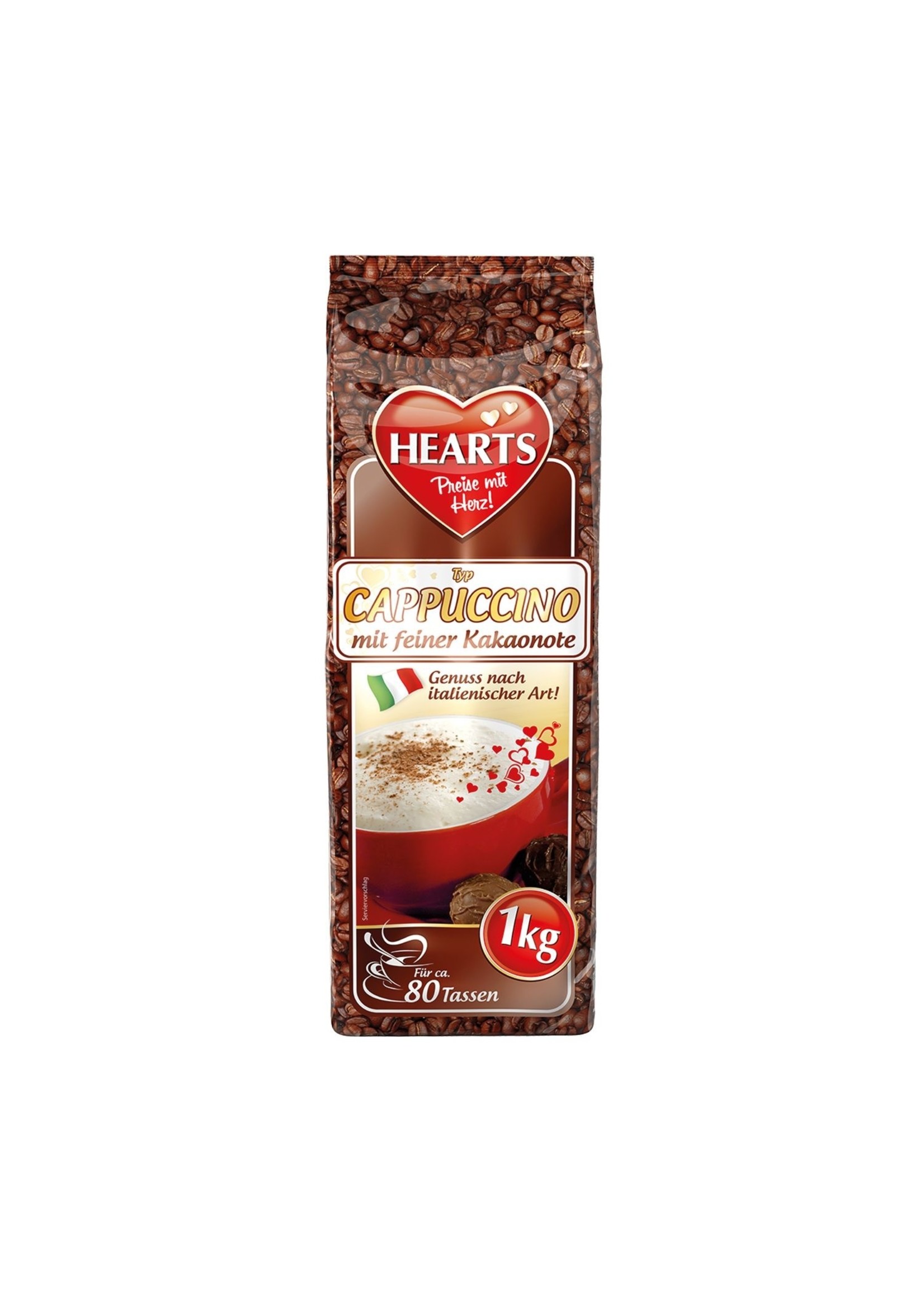 Hearts Hearts Cappuccino mit Kakao 1000 g