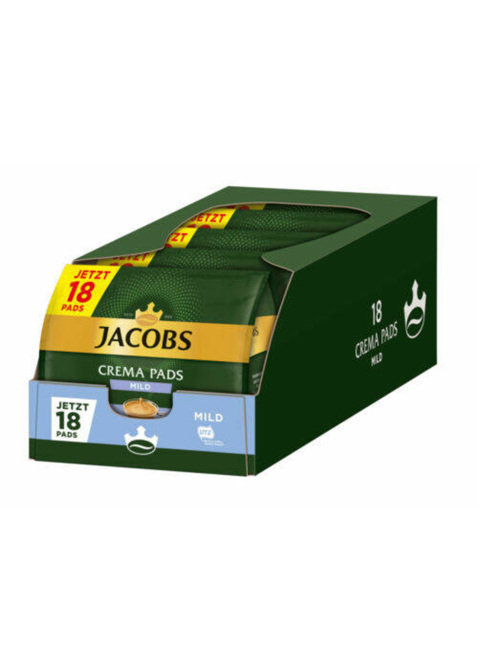 Jacobs Jacobs Crema Mild Kaffeepads 18x