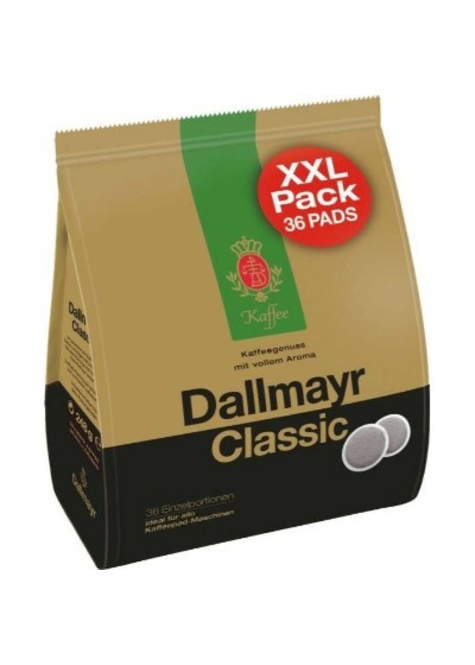 Dallmayr Dallmayr Classic Kaffeepads Röstkaffee 36x