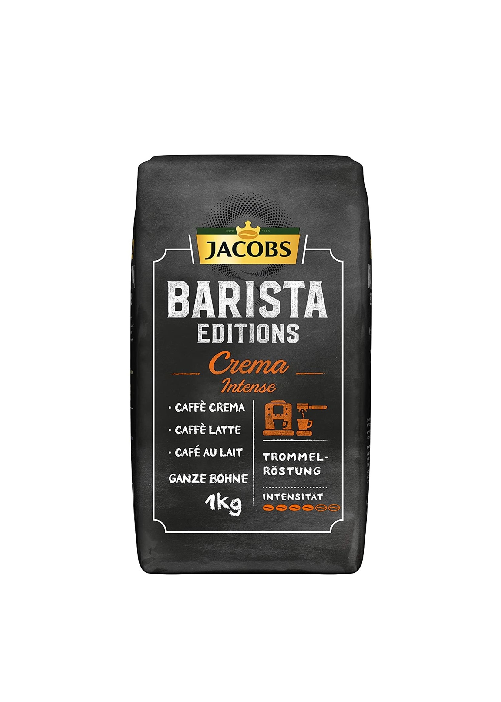 Jacobs Jacobs Barista Editions Crema INTENSE Kaffeebohnen 1000 g