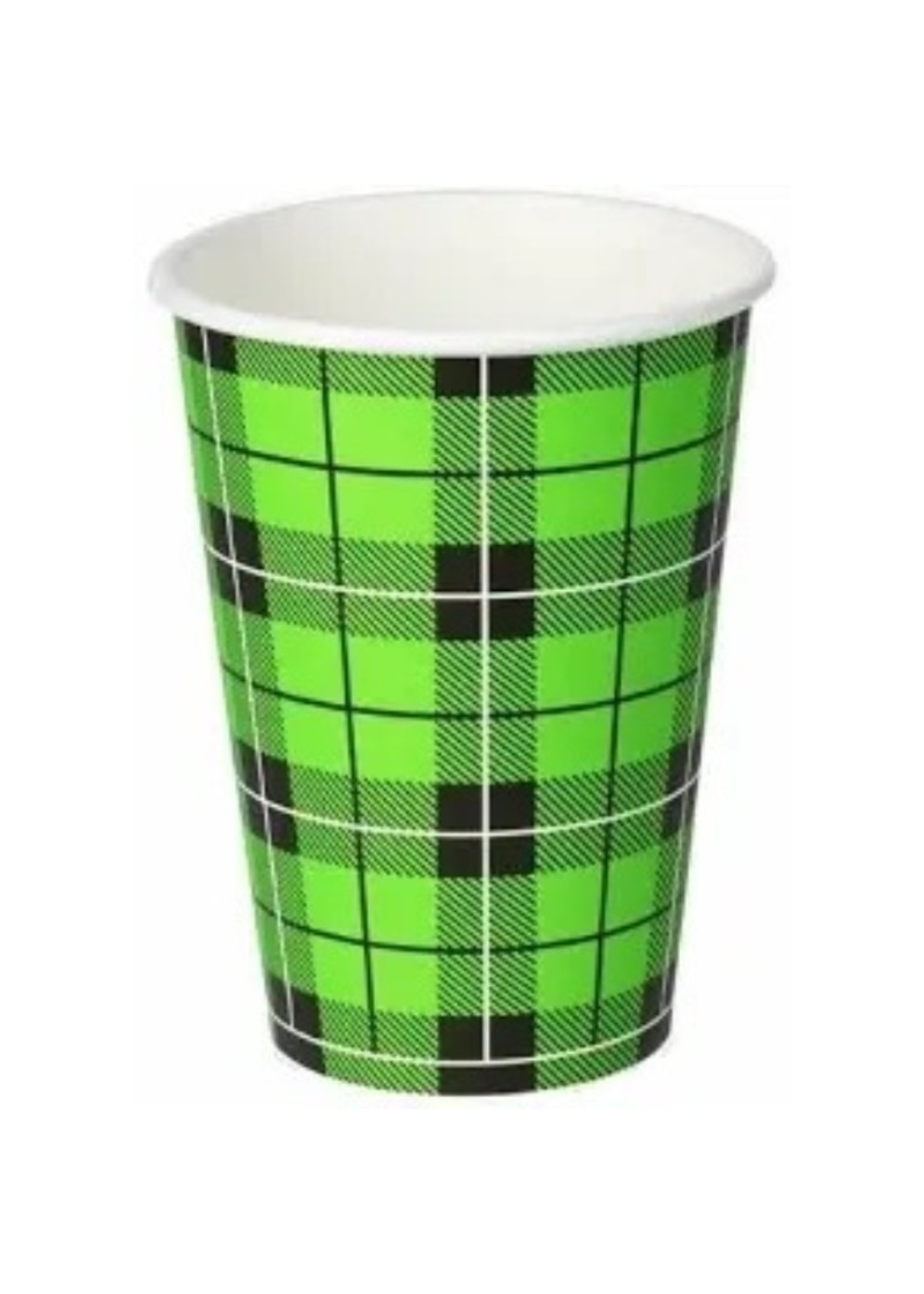 BIO Kaffeebecher Tartan 180ml 50 Stück