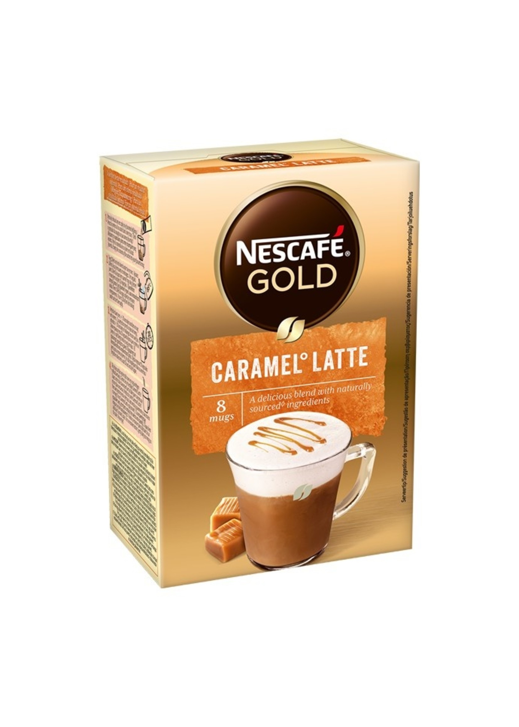 Nescafé  Nescafé Gold Caramel Latte beutel 8x