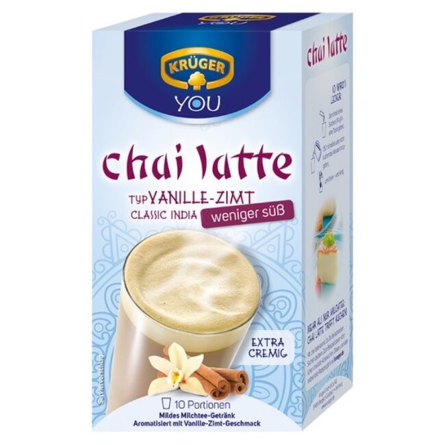 Kruger Chai Latte Vanille Zimt, weniger süß 10 Beutel
