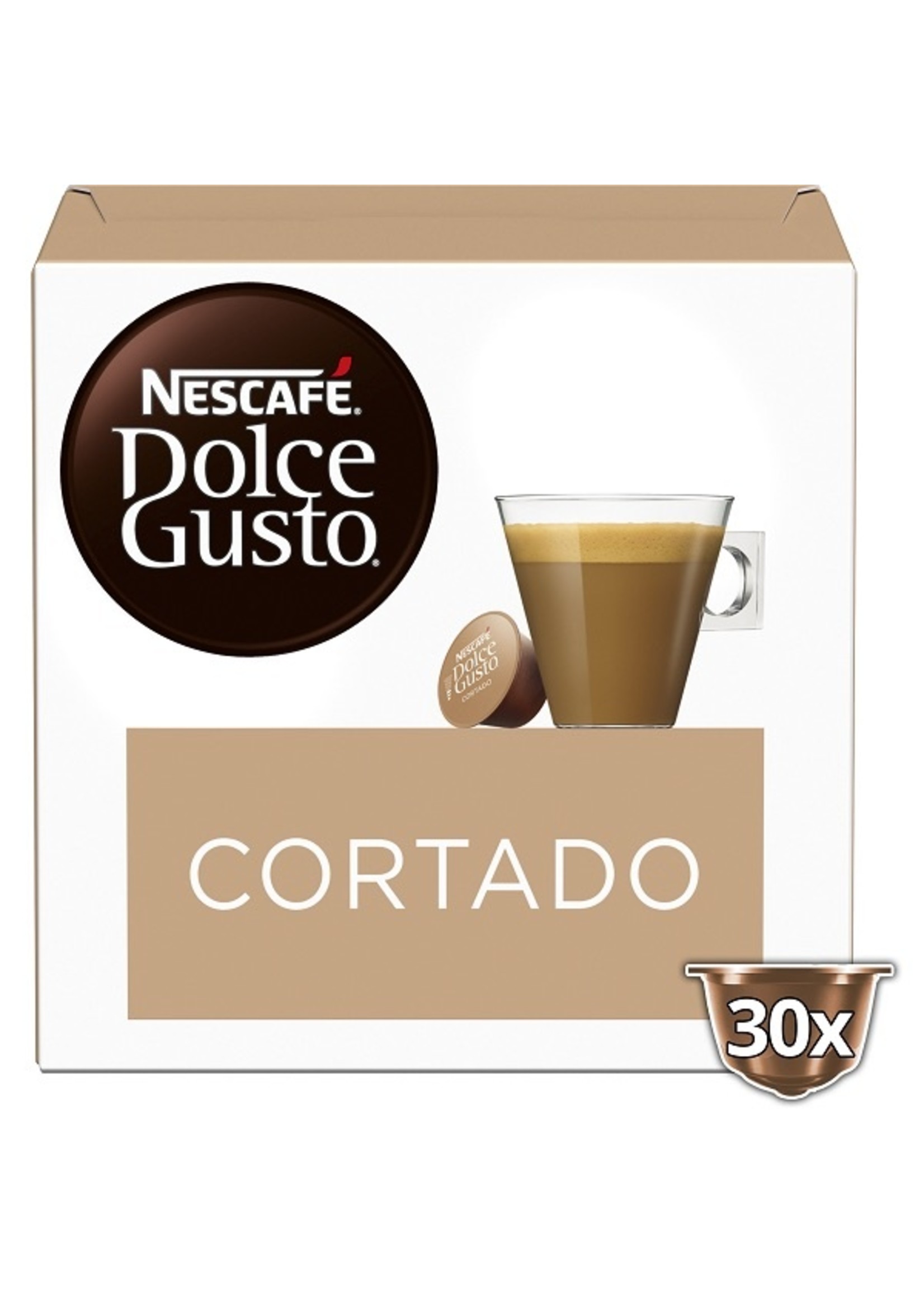 Nescafé  Dolce Gusto Cortado XL Espresso Macchiato 30 Kaffeekapseln