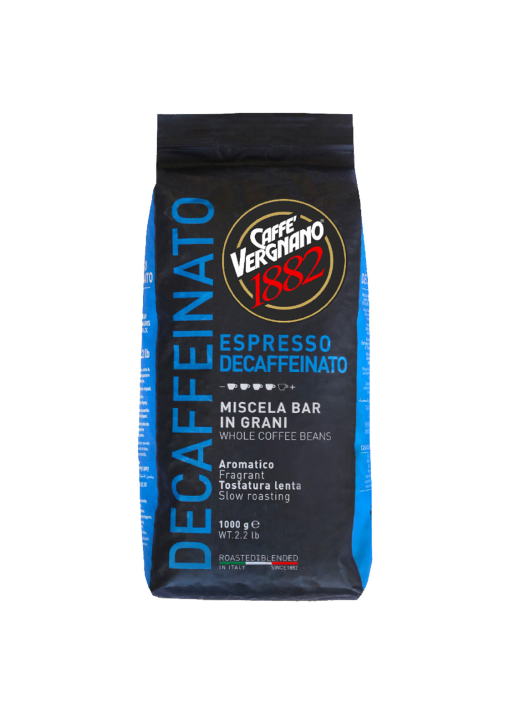 Caffe Vergnano 1882 Vergnano Espresso Decaffeinato Kaffeebohnen 1 kg