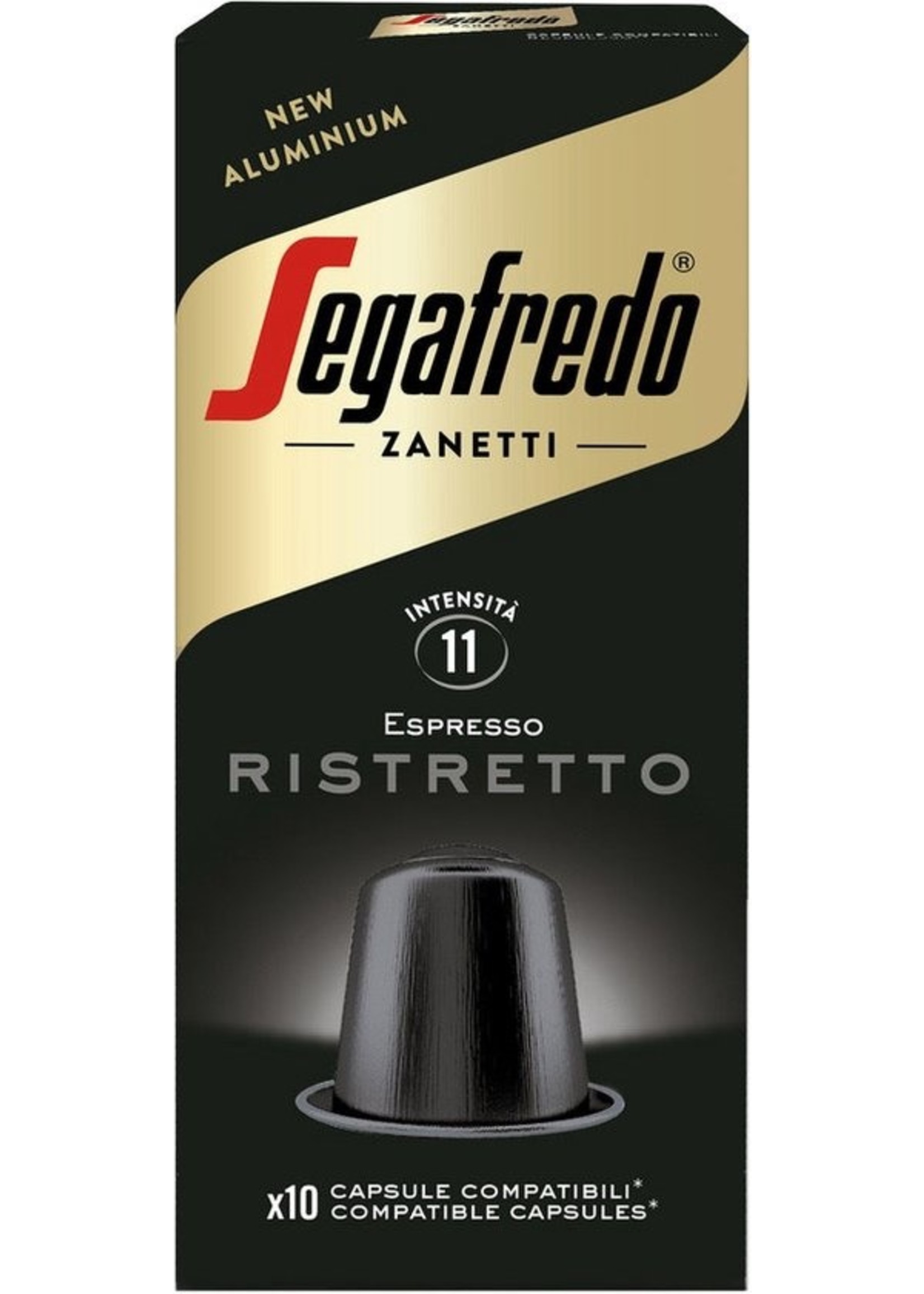 Segafredo Segafredo Ristretto Aluminium Kapseln für Nespresso 10x