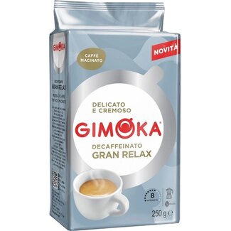 Gimoka Gimoka Gran Relax gemahlen decaf 250 g MHB 30-12-2024