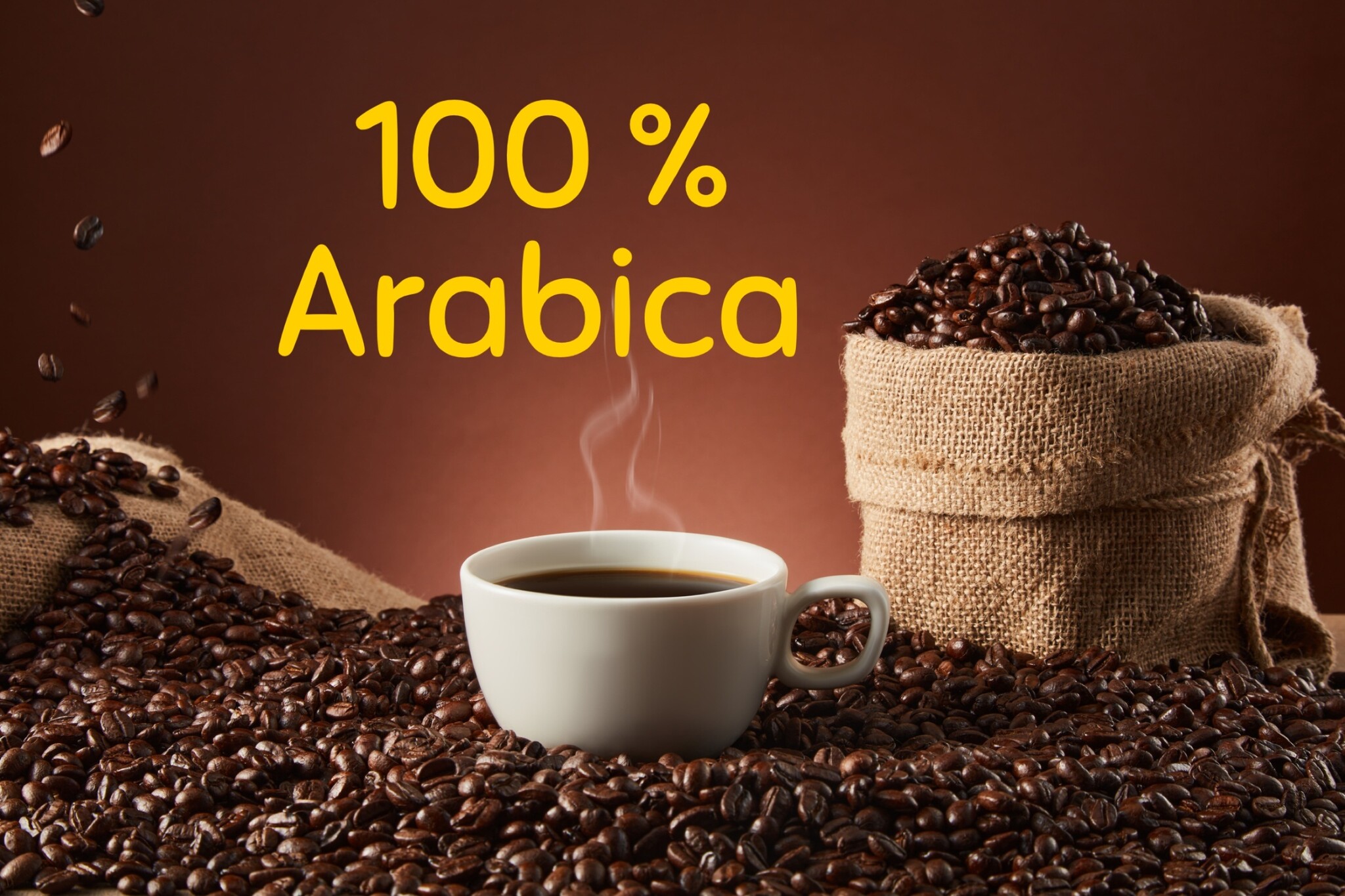 100% Arabica Kaffee