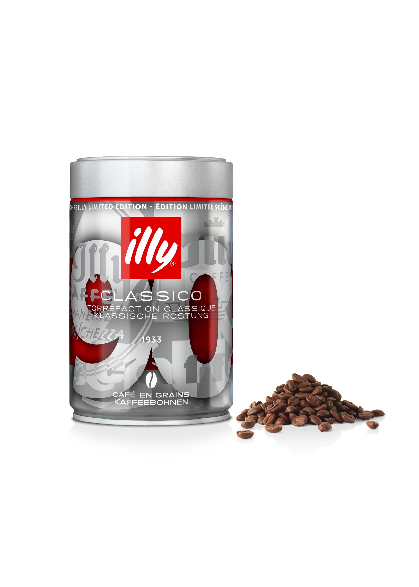 illy Illy espresso classico 90 Jahre Edition Bohnen Dose 250 g