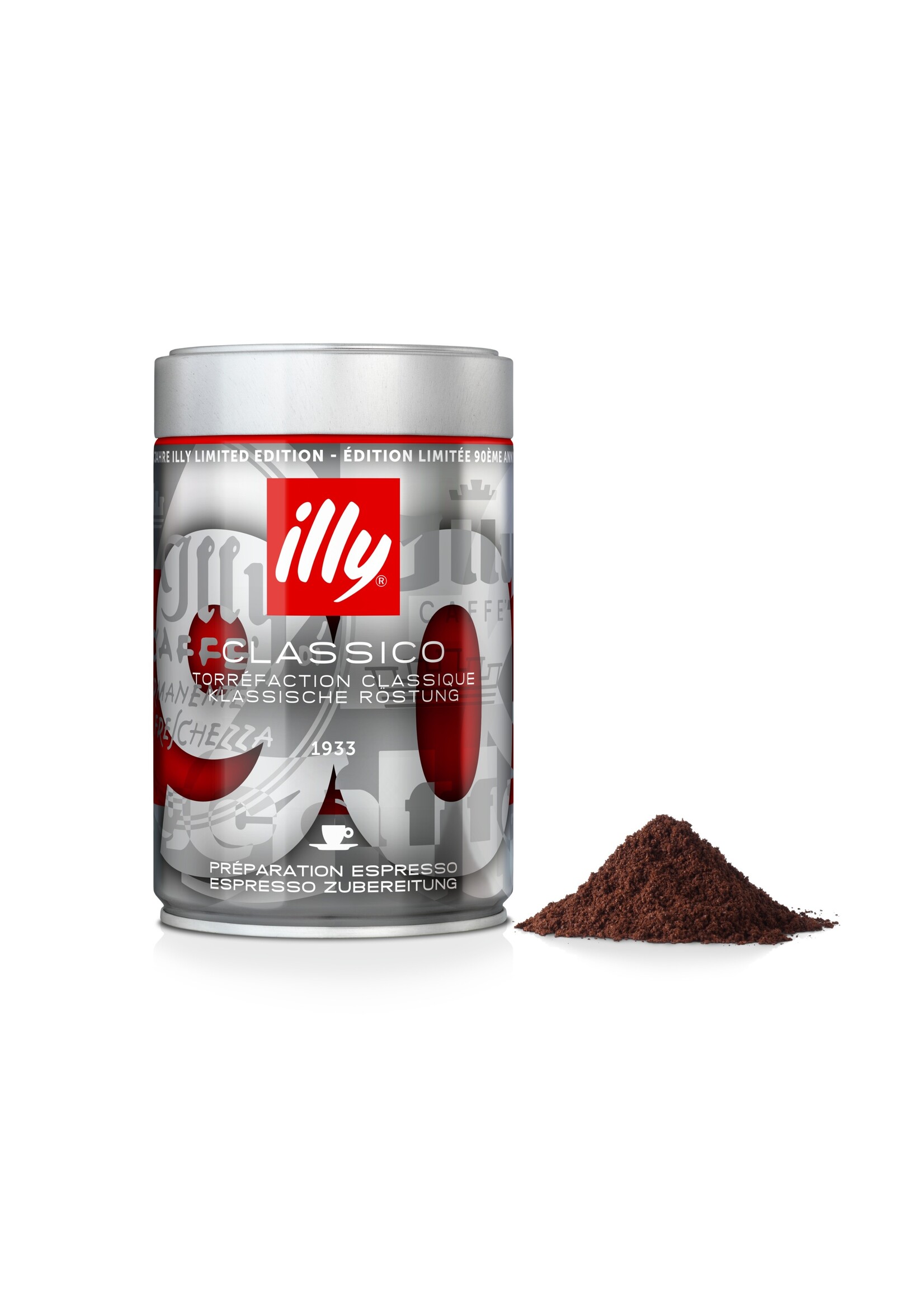 illy Illy espresso classico 90 Jahre Edition gemahlen Dose 250 g