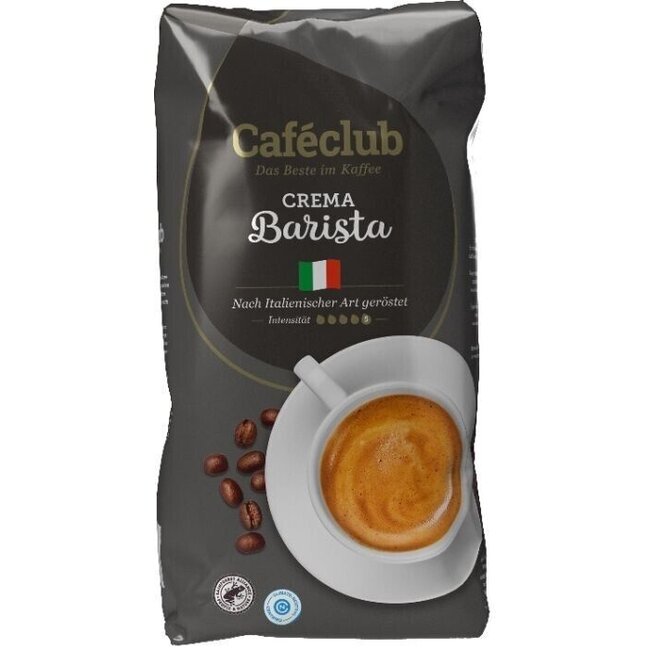 Caféclub Crema Barista Bohnen 1kg