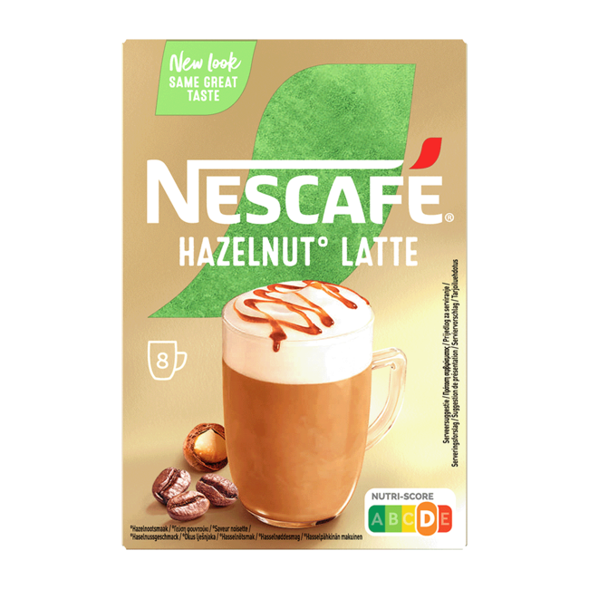 Nescafé  Gold Latte Hazelnut beutel 8x