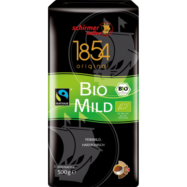 Schirmer BIO Kaffee mild gemahlen 500g