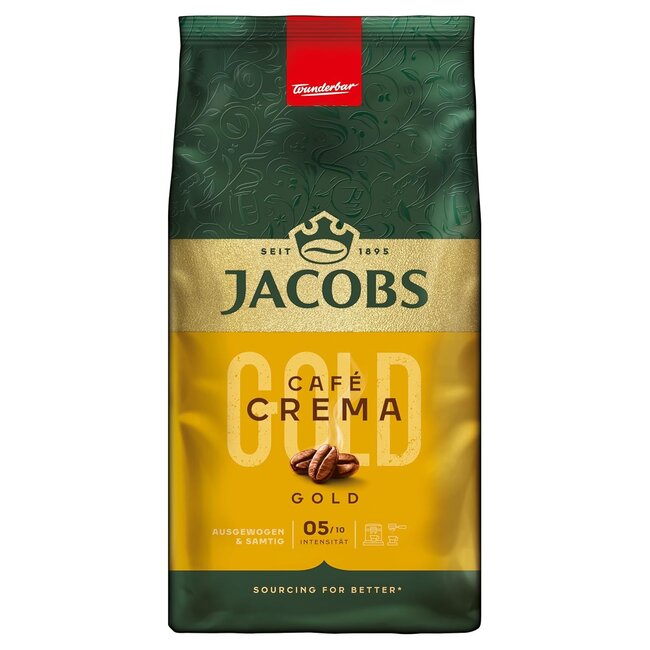 Jacobs Cafe Crema Gold Bohnen 1000 g