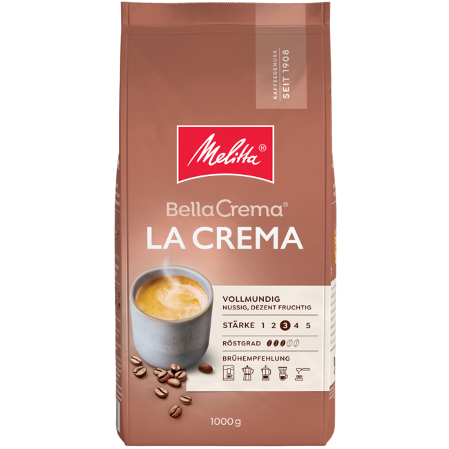 Melitta BellaCrema La Crema Kaffeebohnen 1000 g