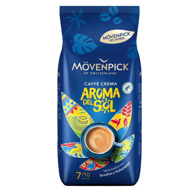 Mövenpick Selektion des Jahres Aroma del Sol Caffe Crema Bohnen 1kg