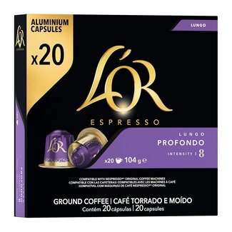 L'OR Espresso Lungo Profondo 20 Aluminium-NCC-Kapseln