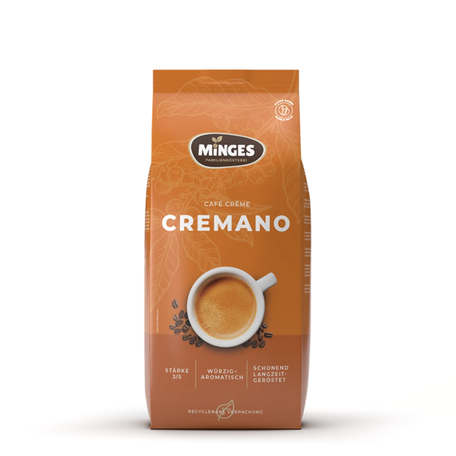 Minges Caffè Cremano Kaffeebohnen 1000 g