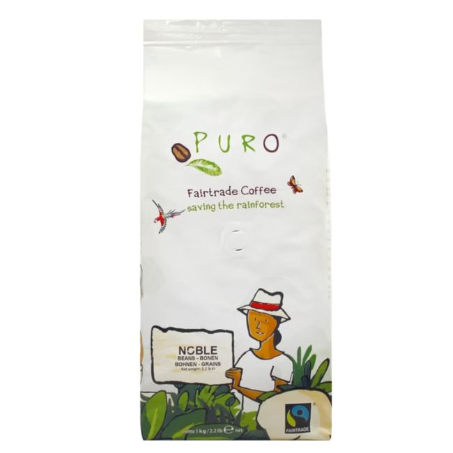 Miko Puro Noble Fairtrade - 1kg Crema Kaffee bohnen
