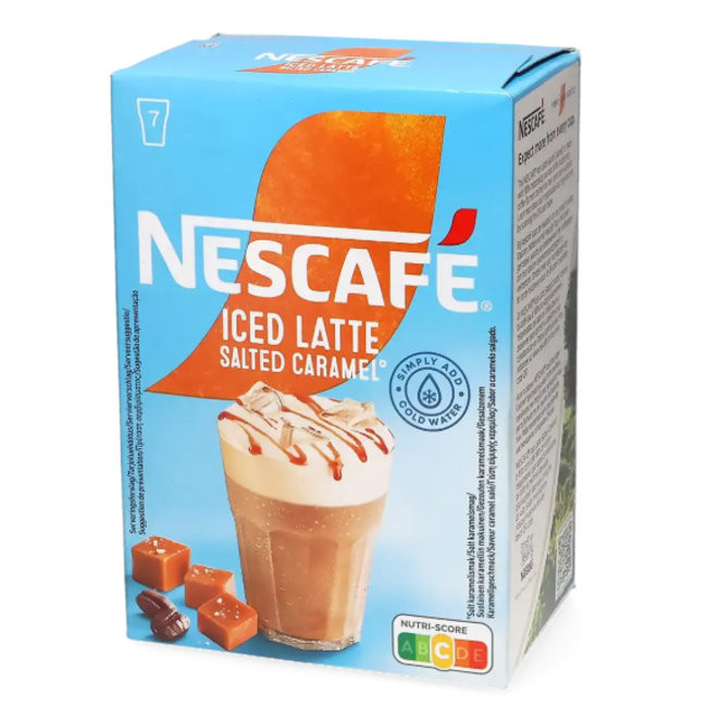 Nescafé  Gold Iced Salted Caramel Latte beutel 7x