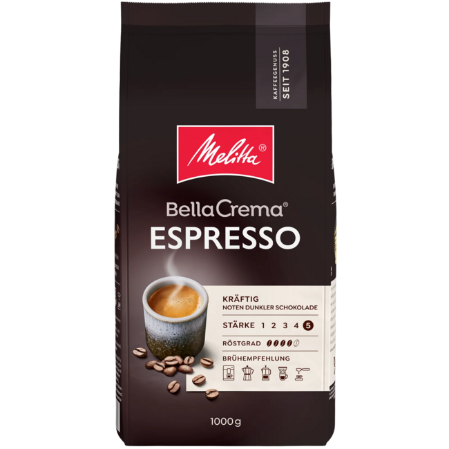 Melitta Bella Crema Espresso Bohnen 1000 g