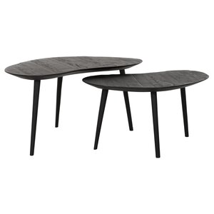 Coffee table Organus black, set of 2