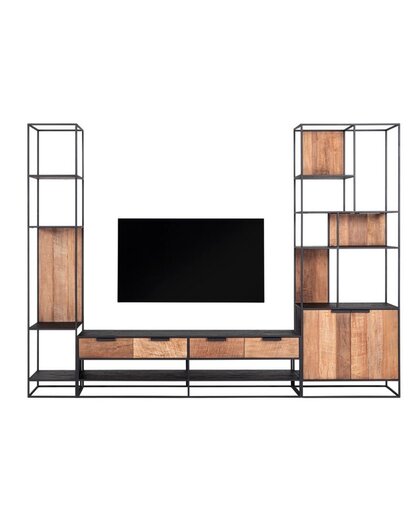 TV wall element bookrack Cosmo small