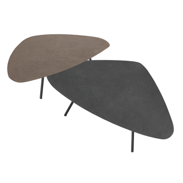 Coffee table Plectro Earth, set of 2