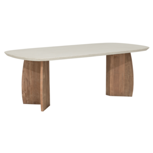 Dining table Nova faux travertine
