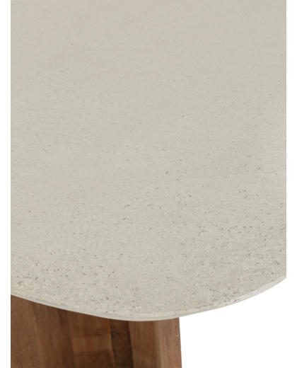 Dining table Nova faux travertine