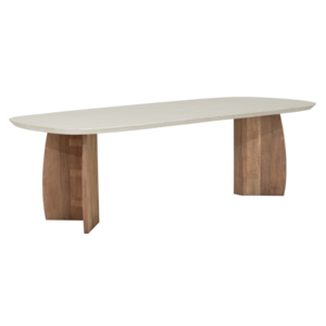 Dining table Nova faux travertine