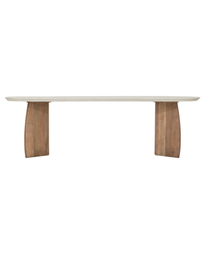 Dining table Nova faux travertine