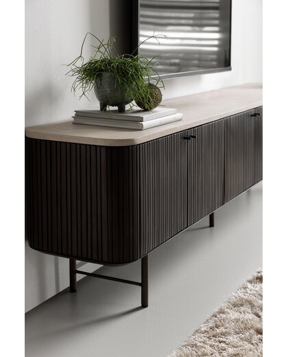 TV stand Maroon large