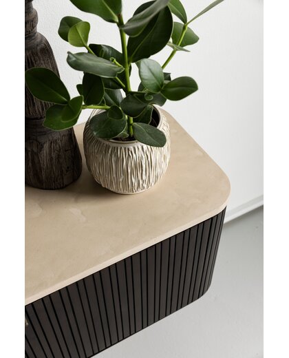 Hanging TV stand Maroon medium