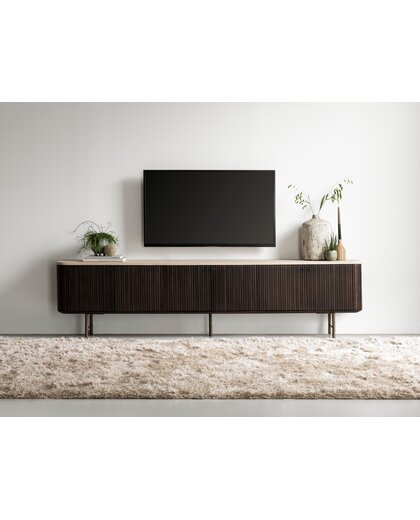 TV stand Maroon large
