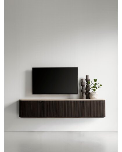 Hanging TV stand Maroon medium