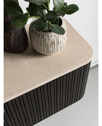 Hanging TV stand Maroon medium