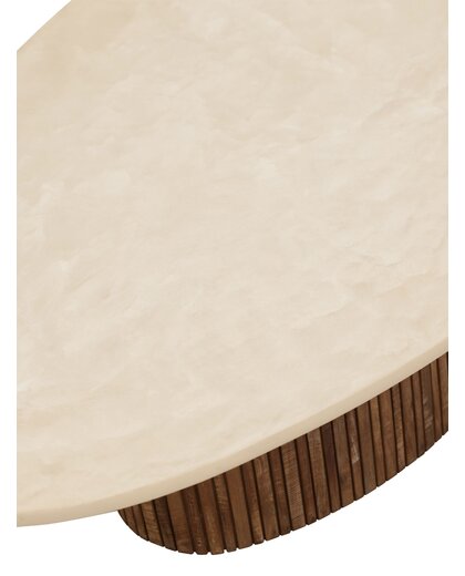 Coffee table Lagoon pebble Mortex