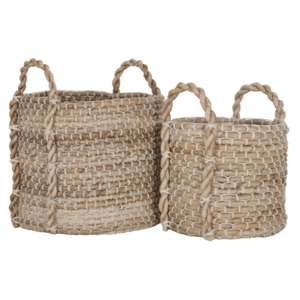 Basket Patio round , set of 2