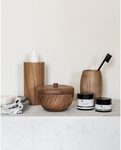 Wooden cup Wellness